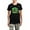 With Gray Camo Pant, variant on CafePress - Happy St Patricks Day Bull M Women's Dark Pajamas - Women's Short Sleeve Print T-Shirt and Pants Dark Cotton Pajama Set