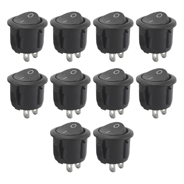 Speravity 10 piezas ABS barcos interruptor de botón portátil 2 engranajes reemplazo 23mm controlador interruptores parte Accesorios Vehículos, repuestos y accesorios Mis