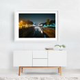 thumbnail image 2 of Wienfluss at Stadtpark - Vienna Austria Photography Nightlife Bridge Autumn City Architecture White Framed Wall Art Print 5 x 7 inches, 2 of 3