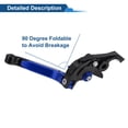 thumbnail image 6 of Long Short Brake Clutch Levers for Yamaha YZF R1 2002-2003 Adjustable Motorcycle Handlebar Brake Lever Aluminum Alloy Black Head Blue Handle 1 Set, 6 of 6