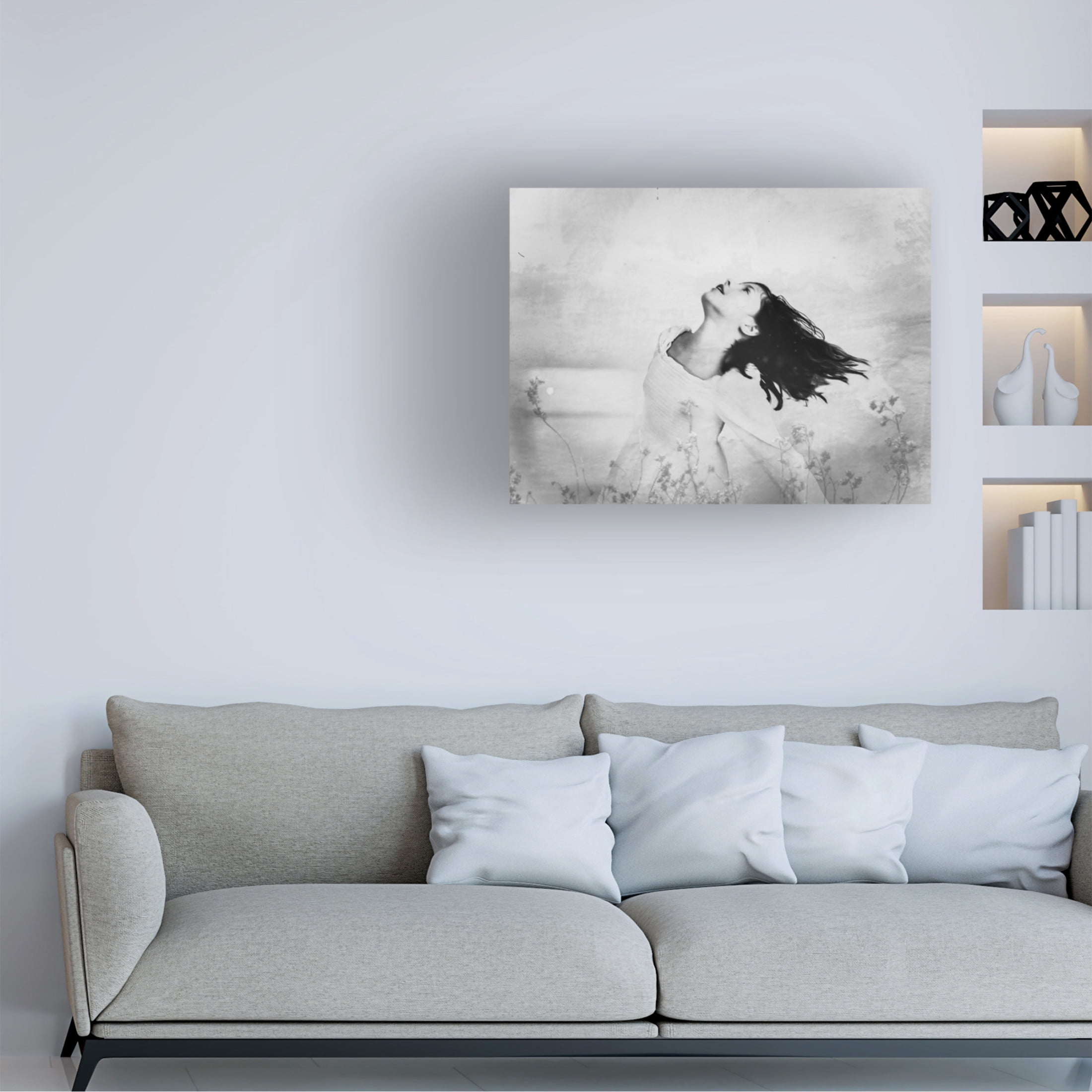 Trademark Fine Art Delphine Margau The Soaring Beautiful Canvas Wall Art