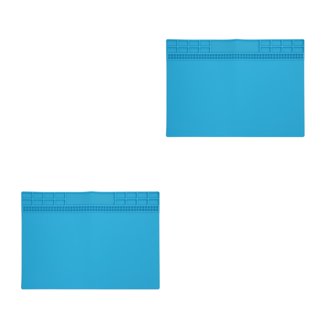 Lot De 2 Tapis De Soudure En Silicone - Résistant à La Chaleur - Avec échelle - Neuf