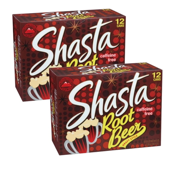 Shasta Root Beer Soda - 24 Cans