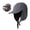 Grey#0918-281, variant on Men's Winter Hat with Brim and Earflaps, Baseball Trapper Hat, Adjustable Fit, 10.24 in