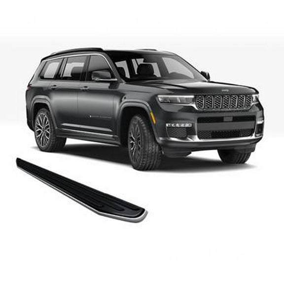 Black Horse Off Road Black Horse Premium Running Boards Black Compatible with 2021-2023 Jeep Grand Cherokee L-PR-JPGC79