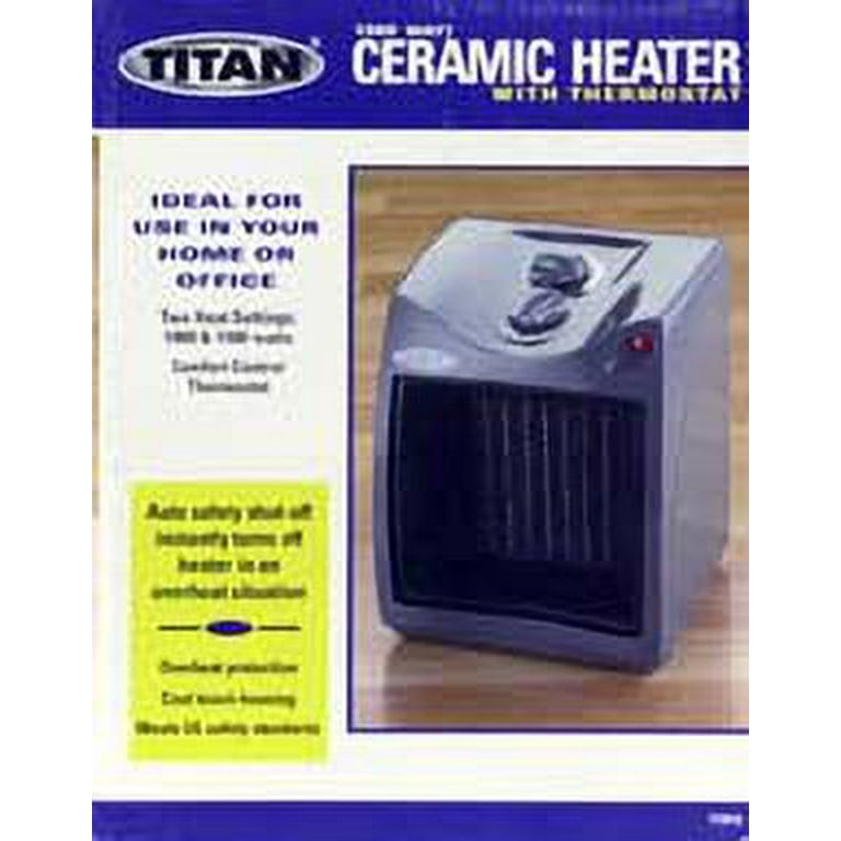 Titan 1500 Watt Ceramic Heater - Walmart.com