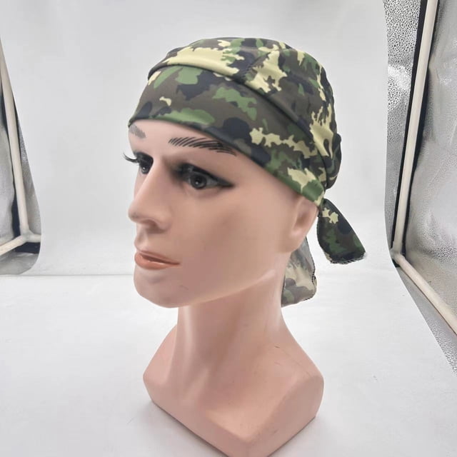Outdoor Camouflage Pirate Hat Riding Headband Turtleneck Sunscreen Sports Breathable Digital Printed Hat