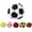#B, variant on Dragonfly Footbag,32-Panel Hacky Footbag Sacks Spiral Pellet Filled Footbag Ball, Soft Durable Soccer Style Kick Bag for Foot Coordination Training, Outdoor Play, Stress Relief Toy(#B)