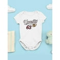 thumbnail image 3 of Varsity 63 Football Bodysuit Infant -Image by Shutterstock,  12 Months, 3 of 4