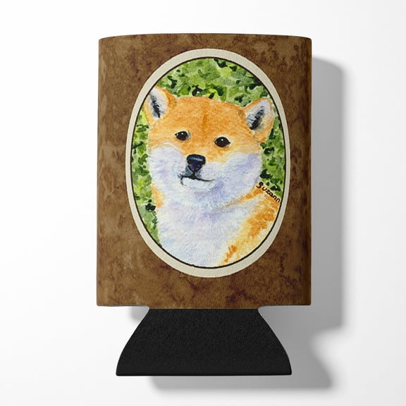 Caroline's Treasures SS8719CC Shiba Inu Can or Bottle Hugger, Can Hugger, multicolor