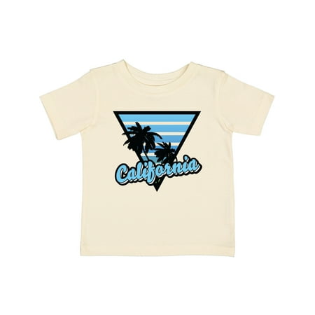 

Inktastic California with Triangle and Palm Trees in Blue Gift Baby Boy or Baby Girl T-Shirt