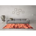 thumbnail image 3 of Ahgly Company Indoor Square Persian Orange Bohemian Area Rugs, 7' Square, 3 of 4