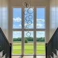 thumbnail image 3 of HOOMEDELIER Modern Foyer Chandeliers for High Ceilings LED Chandelier and Remote/App Control ,10-Light Dimmable Pendant Light with Adjustable Rings, 3 of 15