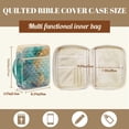thumbnail image 5 of FOR U DESIGNS Green Gold Marble Print Bible Cover Case for Women Men,Lightweight Study Bible Carrying Cases Church Bag Bible Protective Christian Bible Accessories, 5 of 7
