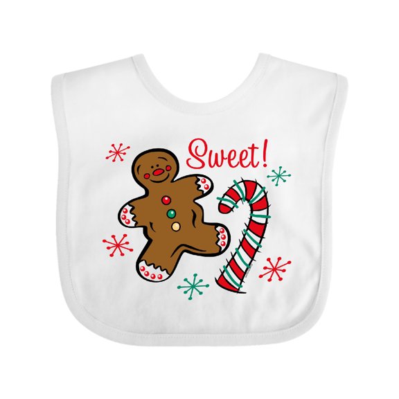Inktastic Christmas Sweet Boys or Girls Baby Bib