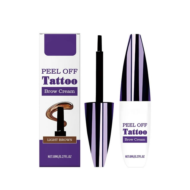 Lápiz de cejas líquido resistente al agua | Lápiz para cejas de película rasgable | Trazos de pincel ultrafinos | Efecto Cabello Natural | Larga duración | A prueba de manchas y sudor |