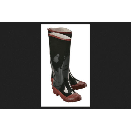 Boulder Creek Steel Shank Boots Men's Size 9 Black/Red
