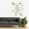 thumbnail image 4 of Koyal Wholesale Marriage Prayer Canvas Wall Art Decor, Geometric Frame with Eucalyptus Stem Design, Wedding Registry, 4 of 5