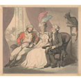 thumbnail image 3 of Thomas Rowlandson 22x20 Black Modern Framed Museum Art Print Titled - The Rivals (ca. 1780-1825), 3 of 5