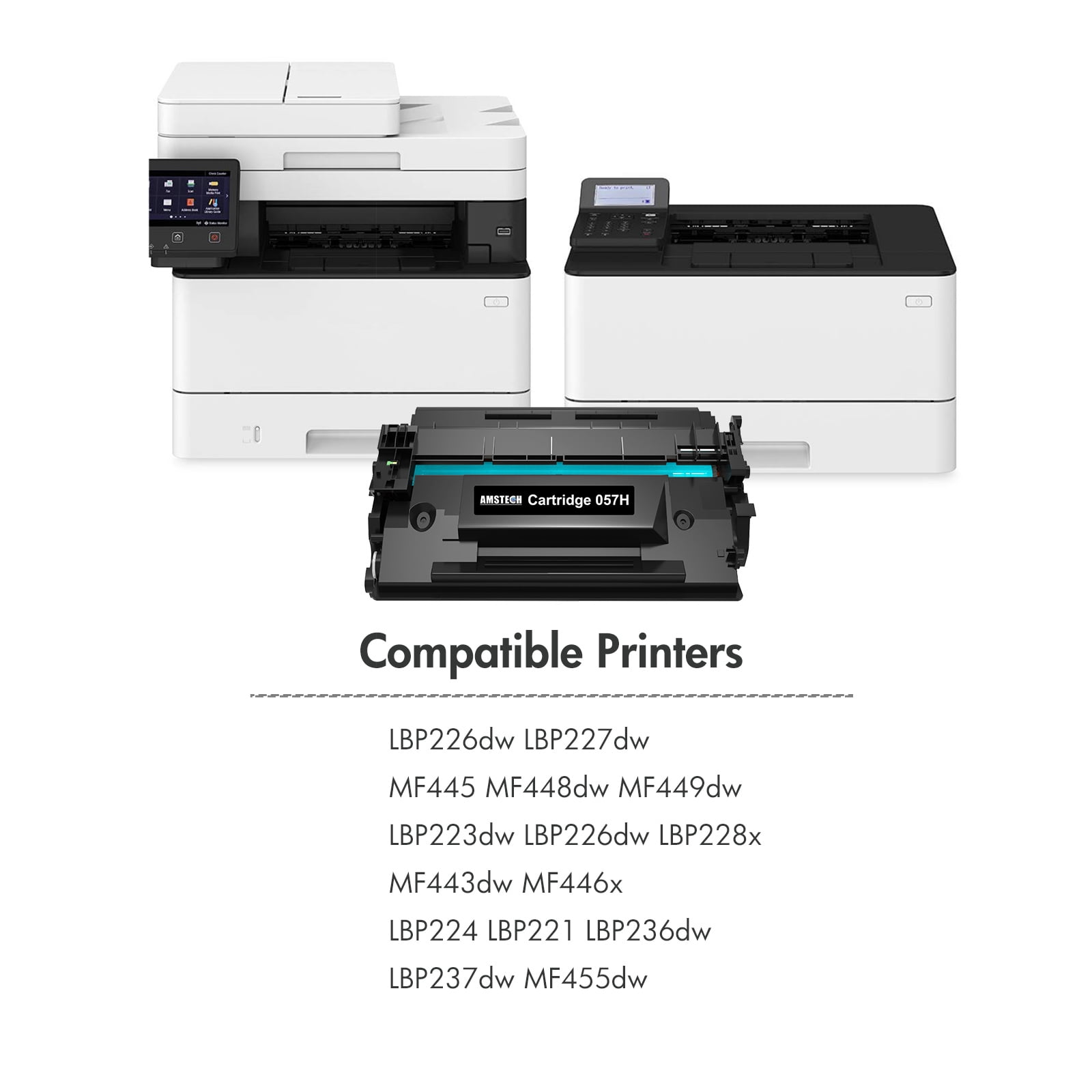 057H 057 Toner Cartridge Compatible for Canon 057H CRG-057H for ImageCLASS MF445dw MF448dw MF449dw LBP226dw LBP227dw LBP228dw MF445 Printer Ink (Black, 1-Pack)