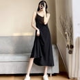 thumbnail image 4 of PIKADINGNIS Black Spaghetti Strap Summer Dress Women Elegant High Quality Party Long Dress Woman Casual Holiday Beach Dresses, 4 of 6