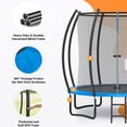 thumbnail image 3 of FDW Trampoline 8 Pi avec Enceinte Trampoline de Mise en Forme Extérieur Rembourrage de Couverture de Ressort en PVC pour Enfants et Adultes, 3 of 7