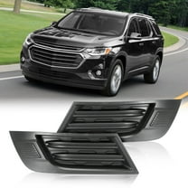 Kojem Pair Fog Light Bezel for 2013-2017 Chevy Chevrolet Traverse LTZ LS LT Premier Replacement for 20983805 20983807 GM1038151