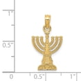 thumbnail image 3 of 14k Yellow Gold Menorah Pendant Charm, 3 of 3