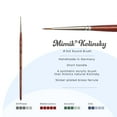 thumbnail image 2 of Creative Mark Mimik Kolinsky Watercolor Brush - # 3 Round - Short Handle Synthetic Paint Brush - Handmade in Germany - Synthetic Sable Paint Brushes for Professional Artists - Animal-Friendly, 2 of 7