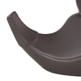 thumbnail image 5 of DecMode 19" Leaf Slanted Black Ceramic Vase, 5 of 9