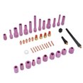 JWB-46Pcs TIG Gas Lens Kit Collet Body Assorted Size for WP9/20/25 TIG ...