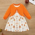 thumbnail image 7 of GYRATEDREAM Toddler Girl Sleeveless Dresses and Long Sleeve Ruffle Cardigan 2 Piece Halloween Outfits, 7 of 7