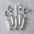 thumbnail image 3 of French Home Laguiole Connoisseur 20-Piece 18/10 Stainless-Steel Flatware Set with Ivory-Colored Handles, 3 of 7
