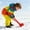 Rouge, variante sur Pince Grattoir à Glace pour Jeu Extérieur Hivernal, Thème Dinosaure Inspirant, Pince Interactive pour Enfants et Parents