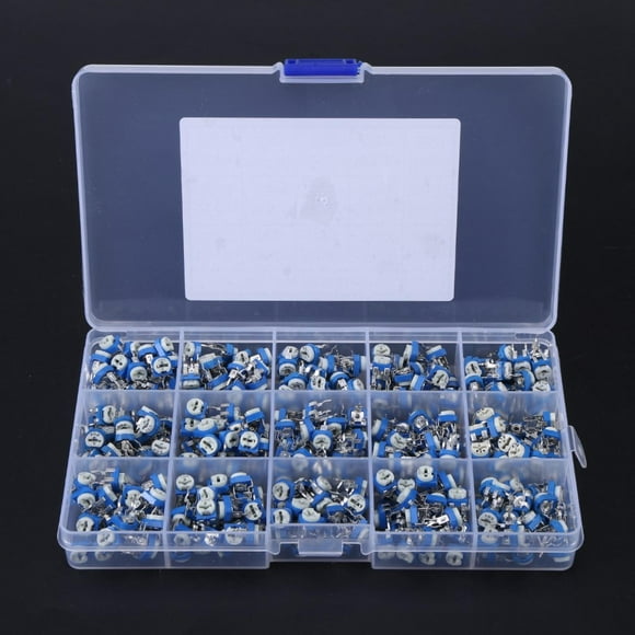 Values Variable Resistor,375Pcs 15 Values Potentiometer Potentiometer Variable Resistor Trimmer Potentiometer Resistor Cutting-Edge Features