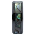 thumbnail image 2 of MJ Metals Jewelry Abalone Shell Inlay Black Ceramic Wedding Band Ring MJ Metals Jewelry 8mm Size 10.5, 2 of 5