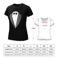 thumbnail image 2 of Tuxedo Women’s Cotton Short Sleeve T-Shirt HD Graphic Print Casual Crew Neck Tee S, 2 of 7