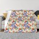 thumbnail image 1 of Fotbe Snake Manta de Franela con Estampado, Manta Ultrasuave para Cama, Sofá, Auto, Hipoalergénica y Antibolitas-40"x30", 1 of 6