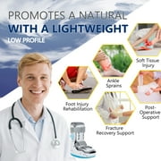 Air CAM walker boot Medical Inflatable Walking Boot, Orthopaedic Boot, Fracture Boot, Ultralight Walking Boot for Sprained Ankle, Stress Fracture, Broken Foot or Achilles Tendonitis (L)