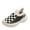 Beige, variant on Willtoo Kids Slip On Knit Sneakers Breathable Mesh Checkered Pattern Walking Shoes Lightweight Non-Slip Casual Running Sport Shoes