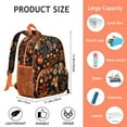 thumbnail image 6 of Exotic Paisley Artwork Students Backpack - Colorful Vibrant Indian Tribal Chic Bohemian Vintage Retro Floral Mandala Pattern, Lightweight Durable Oxford Fabric, 6 of 6