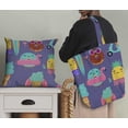 thumbnail image 5 of Soimoi Purple Georgette Viscose Fabric Beech & Fun Party Print Fabric by Yard 42 Inch Wide, 5 of 5
