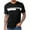 Black, variant on Tops for Men under $5 Short Sleeve Crew Neck Pocket Cotton T-Shirts Casual Basic Tee Pullover Tops Solid Basic Tee Dark Blue XXXXL