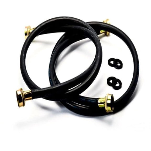 GE APPLIANCE WH41X10207 2 PK RUBBER INLT HOSE 4' - GENUINE OEM PART