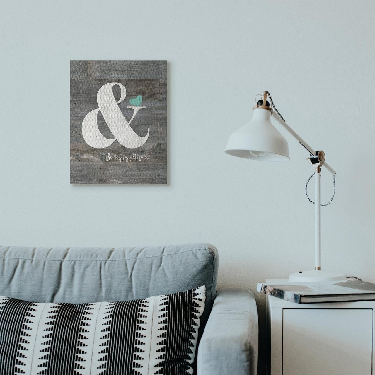 Stupell Home Décor and the Best Wood Textured Family Word Design Canvas Wall Art by Jo Moulton