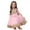 Pink, variant on Godom Little Girls Dress Sleeveless Summer Dress Bowknot Strap Sundress Tween Kid Off Shoulder Dresses