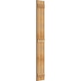 thumbnail image 2 of 10 3/4"W X 77"H Timbercraft Two 5 3/8" Boards Joined Board-N-Batten Shutters, Rough Sawn Western Red Cedar (Per Pair), 2 of 13