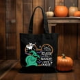 thumbnail image 4 of Ready To Boogie With Oogie, Disney Spooky Canvas Tote Bag, Nightmare Before Christmas Gift, Trick or Treat Bag, 4 of 5
