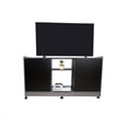 thumbnail image 2 of Mueble Credenza para TV con Ruedas Minimalista (Lombardia/Negro Mate) DECOMOBIL CREDENZA DECOMOBIL, 2 of 4