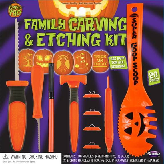 Pumpkin PRO Family Carving & Etching Kit